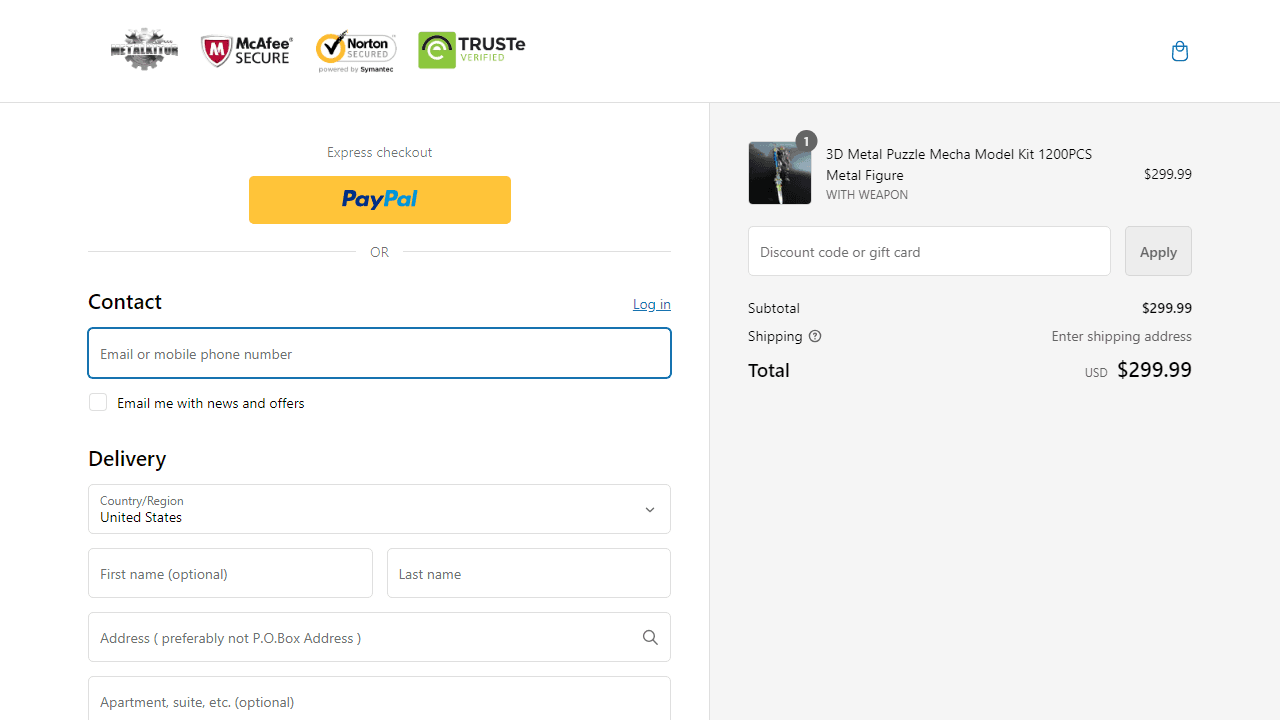 How to apply Metalkitor coupon code